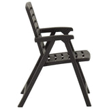 vidaXL Tuinstoelen 2 st kunststof wit