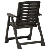 vidaXL Tuinstoelen 2 st kunststof wit