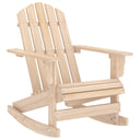 vidaXL Adirondack Rocking Chair Solid Firwood