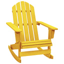 vidaXL Adirondack Rocking Chair Solid Firwood