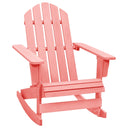 vidaXL Adirondack Rocking Chair Solid Firwood