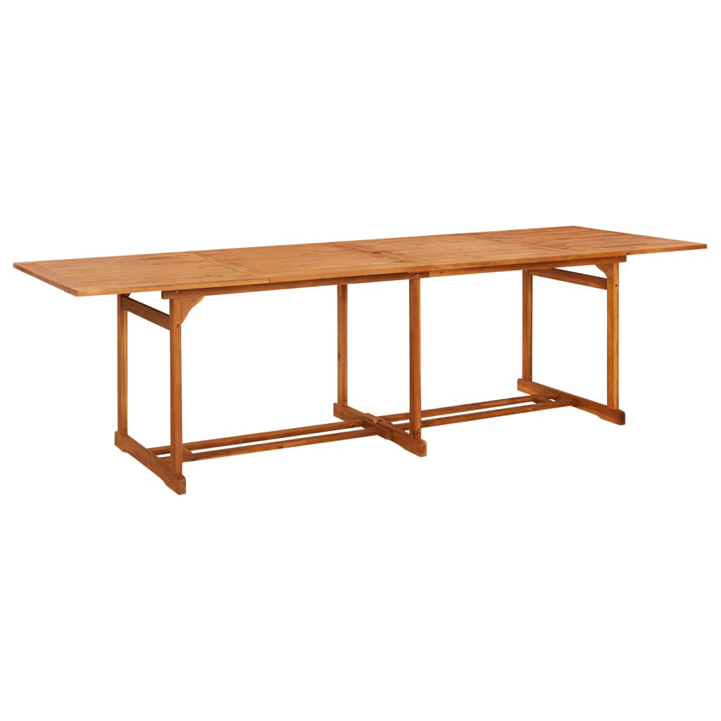 vidaXL Tuintafel 180x90x75 cm massief acaciahout