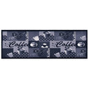 vidaXL Keukenmat wasbaar groenteprint 45x150 cm fluweel