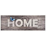 vidaXL Keukenmat wasbaar groenteprint 45x150 cm fluweel