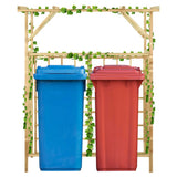 vidaXL Pergola voor 2 containers geïmpregneerd grenenhout