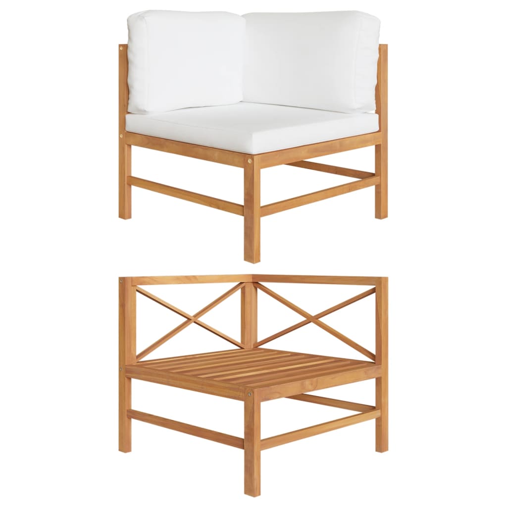 vidaXL Garden Table 63x63x30 cm Solid Teak Wood