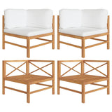 vidaXL Garden Table 63x63x30 cm Solid Teak Wood