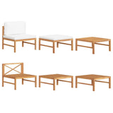 vidaXL Garden Table 63x63x30 cm Solid Teak Wood