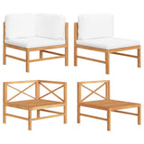 vidaXL Garden Table 63x63x30 cm Solid Teak Wood