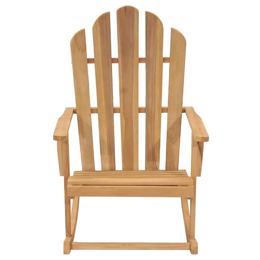 vidaXL Schommelstoelen Adirondack 2 st massief teakhout