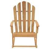 vidaXL Schommelstoelen Adirondack 2 st massief teakhout