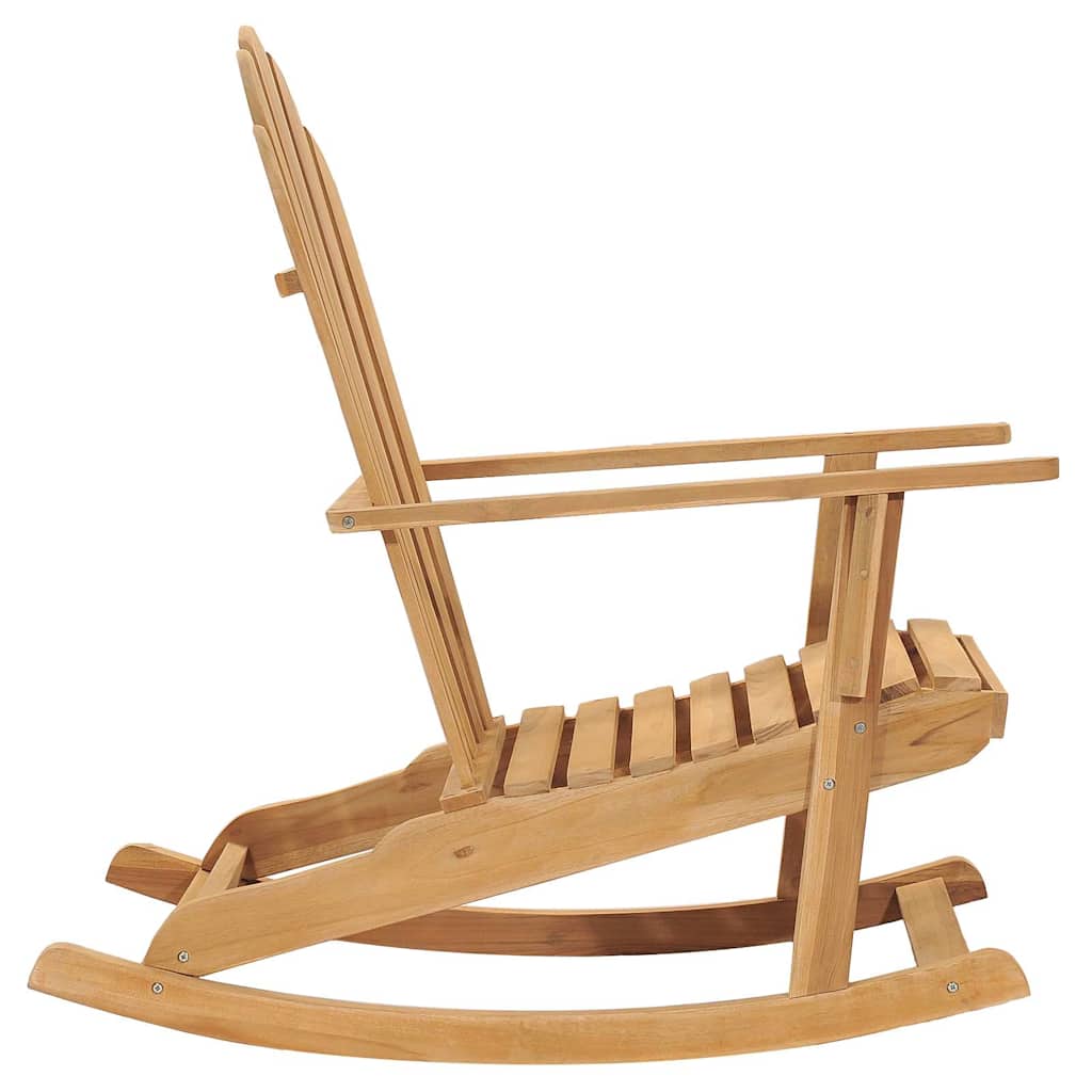 vidaXL Schommelstoelen Adirondack 2 st massief teakhout