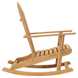 vidaXL Schommelstoelen Adirondack 2 st massief teakhout