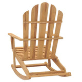 vidaXL Schommelstoelen Adirondack 2 st massief teakhout