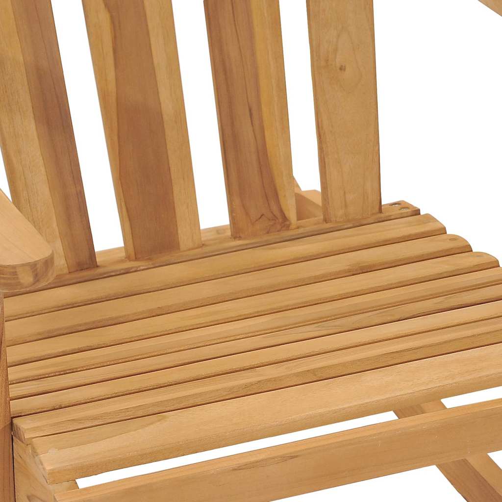 vidaXL Schommelstoelen Adirondack 2 st massief teakhout