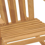 vidaXL Schommelstoelen Adirondack 2 st massief teakhout