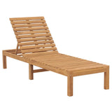 vidaXL Sun Loungers 2 pcs Solid Teak Wood