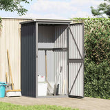 vidaXL Tuinschuur 88x89x161 cm gegalvaniseerd staal groen