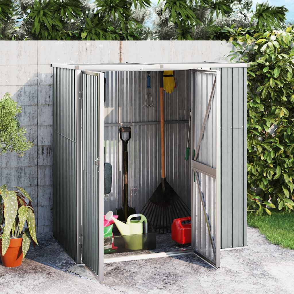 vidaXL Tuinschuur 88x89x161 cm gegalvaniseerd staal groen