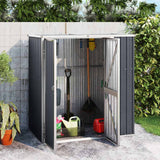 vidaXL Tuinschuur 88x89x161 cm gegalvaniseerd staal groen