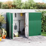 vidaXL Tuinschuur 88x89x161 cm gegalvaniseerd staal groen