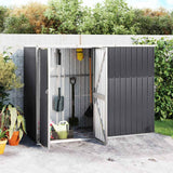 vidaXL Tuinschuur 88x89x161 cm gegalvaniseerd staal groen