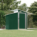 vidaXL Meuble de jardin 270x130x208,5 cm acier galvanisé vert