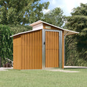 vidaXL Meuble de jardin 270x130x208,5 cm acier galvanisé vert