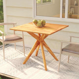 vidaXL Tuintafel 85x85x75 cm massief acaciahout