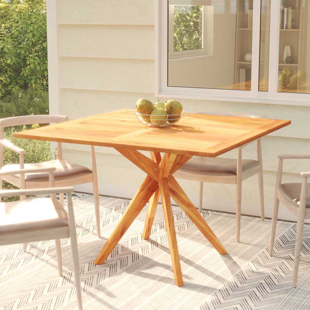 vidaXL Tuintafel 85x85x75 cm massief acaciahout