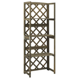 vidaXL Latwerk met schappen 55x30x140 cm massief vurenhout