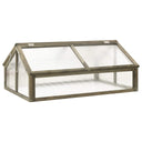 vidaXL Broeikas 114x80x50 cm vurenhout brun