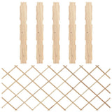 vidaXL Tuinlatwerken 5 st 180x80 cm massief vurenhout