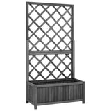 vidaXL Latwerkplantenbak 40x30x135 cm massief vurenhout