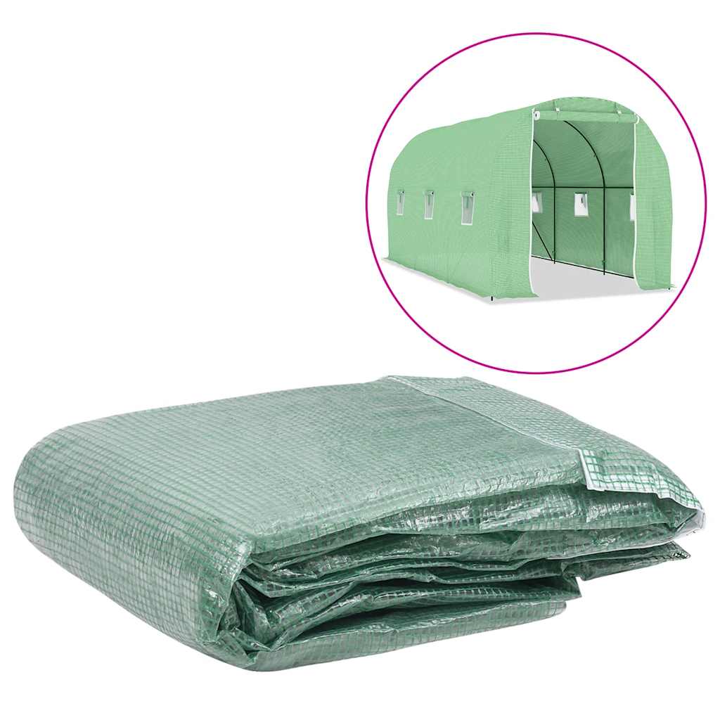 vidaXL Kashoes vervangend (4,5 m²) 300x150x200 cm groen
