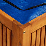 vidaXL Tuinbox 150x80x75 cm massief acaciahout