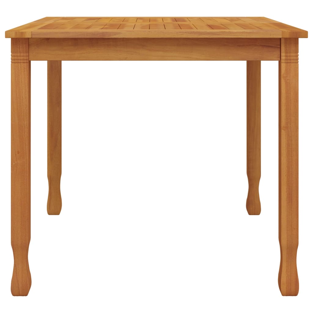 vidaXL Tuintafel 85x85x75 cm massief teakhout