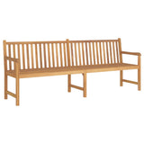 vidaXL Tuinbank 114 cm massief teakhout