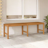 vidaXL Tuinbank 114 cm massief teakhout