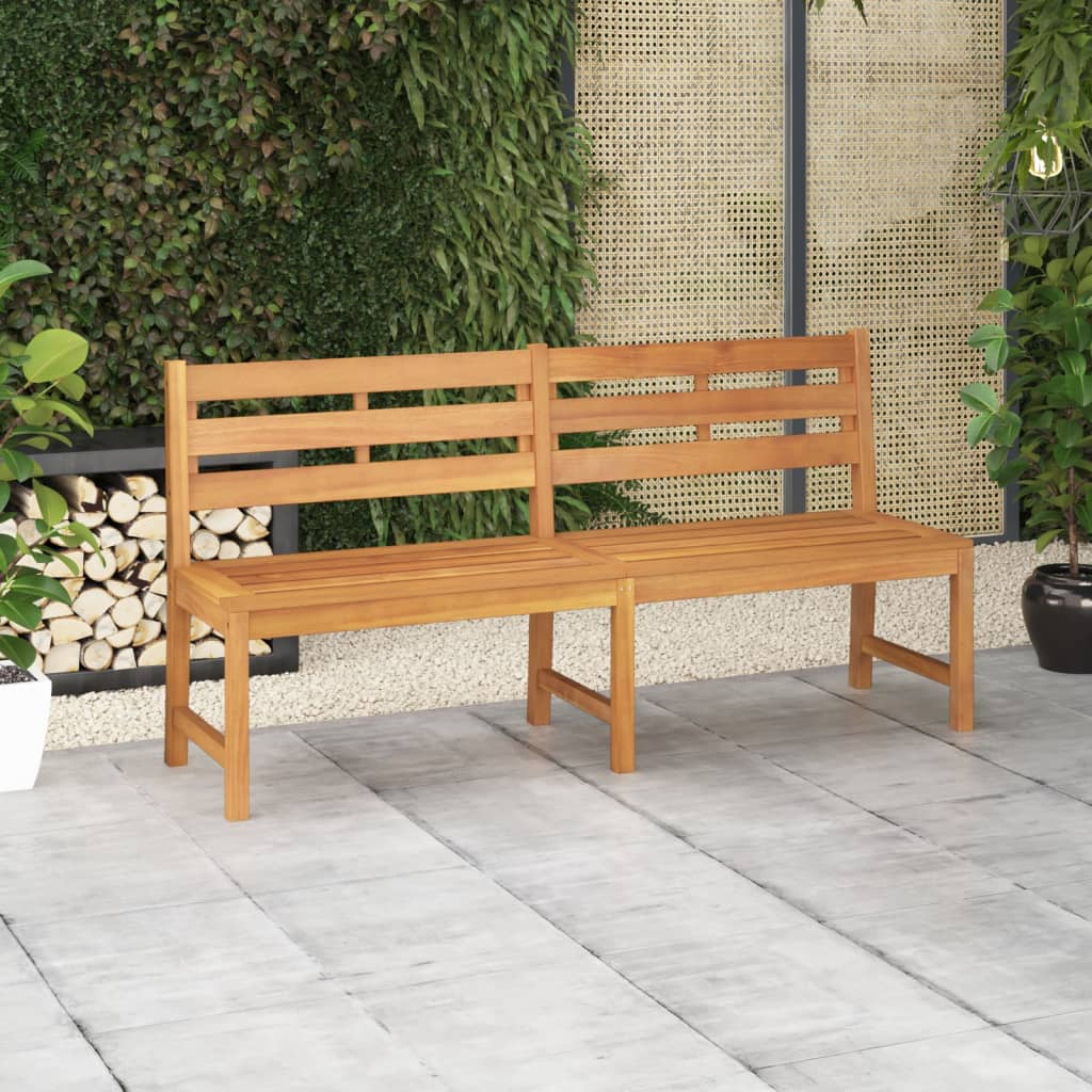 vidaXL Tuinbank 114 cm massief teakhout