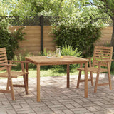 vidaXL Tuintafel 140x80x77 cm massief teakhout