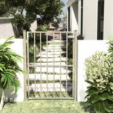 vidaXL Tuinpoort 100x95 cm roestvrij staal