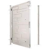 vidaXL Tuinpoort 100x95 cm roestvrij staal