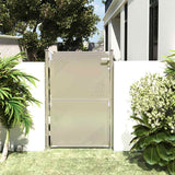 vidaXL Tuinpoort 100x95 cm roestvrij staal
