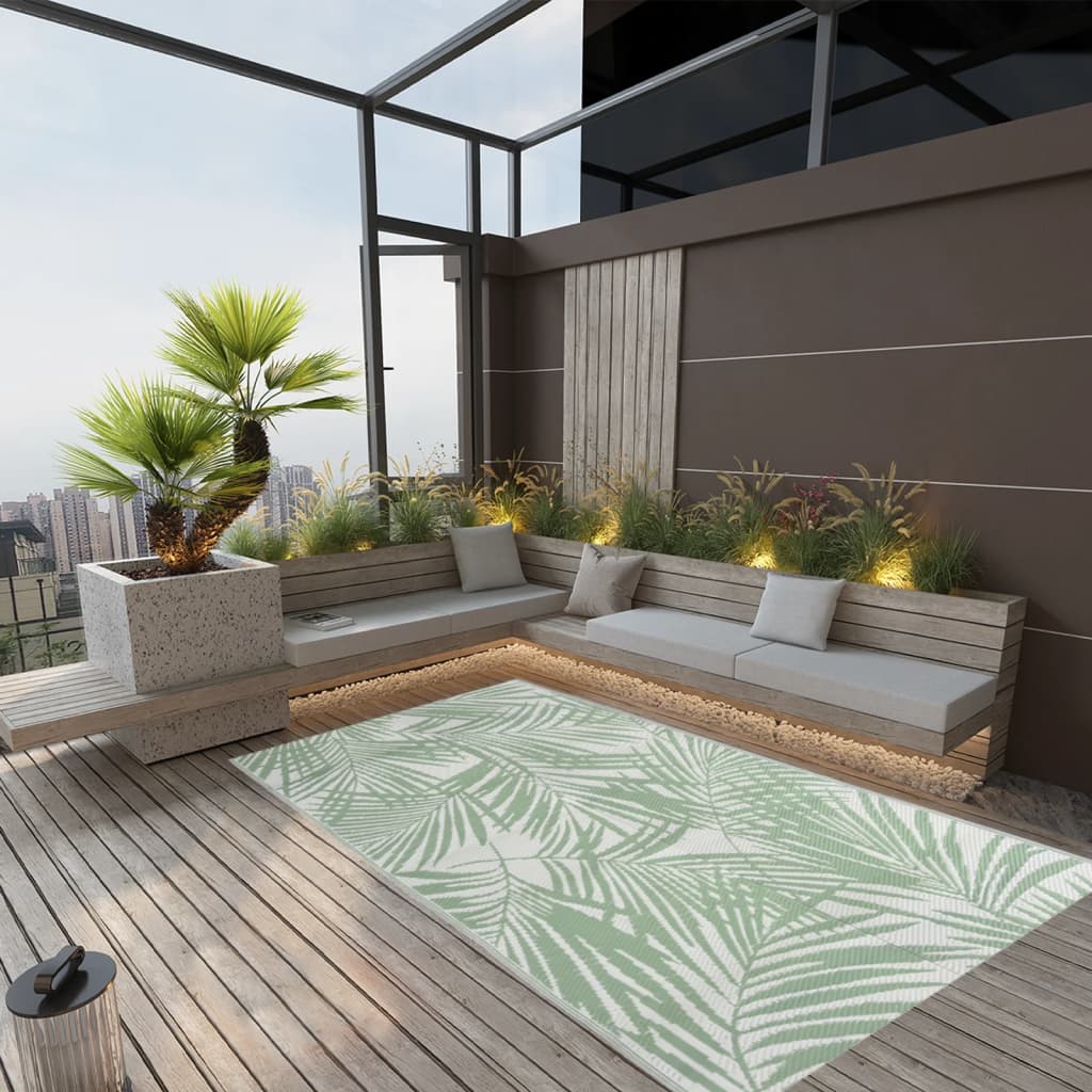 vidaXL Outdoor Rug 80x150 cm PP grey