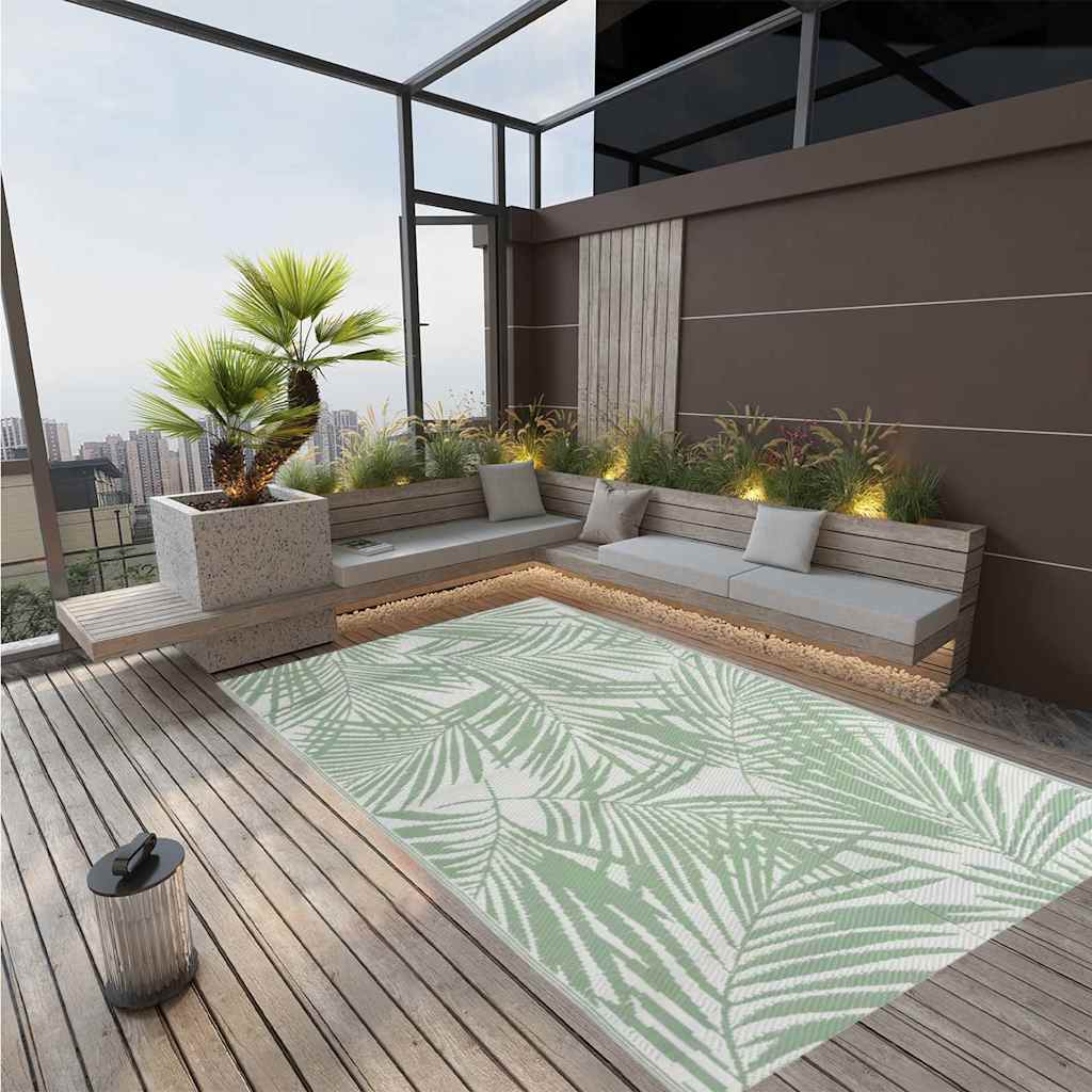 vidaXL Outdoor Rug 80x150 cm PP grey