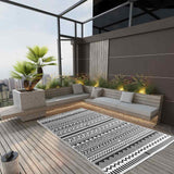 vidaXL Outdoor Rug 80x150 cm PP grey