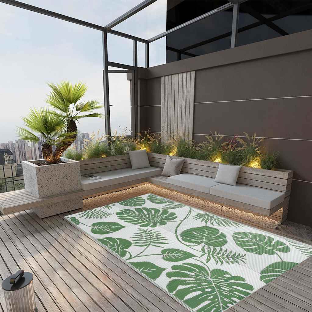 vidaXL Outdoor Rug 80x150 cm PP grey