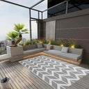 vidaXL Outdoor Rug 80x150 cm PP grey