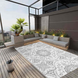 vidaXL Outdoor Rug 80x150 cm PP grey